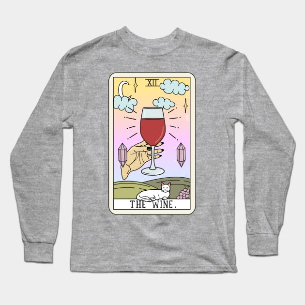 WINE READING Long Sleeve T-Shirt by sagepizza